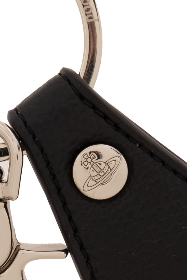Vivienne Westwood 3d Orb Keyring In Nude