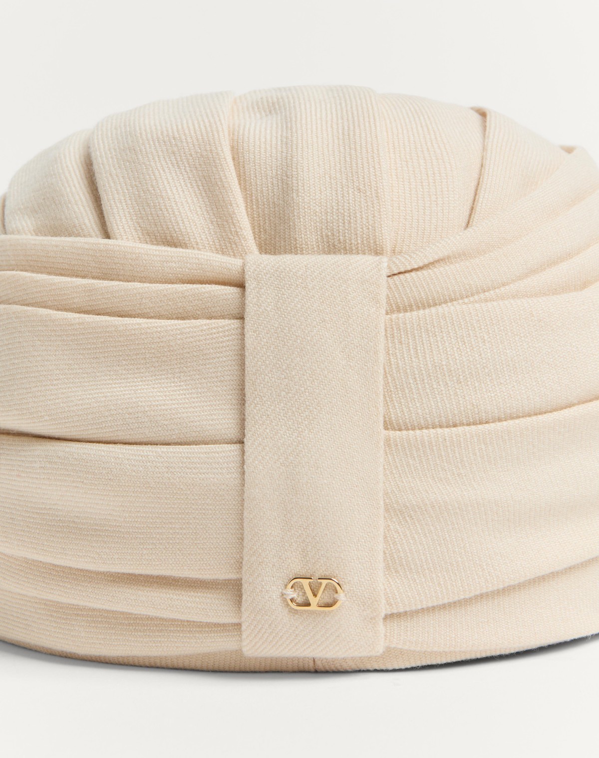 VALENTINO GARAVANI LOGO WOOL HEADBAND 