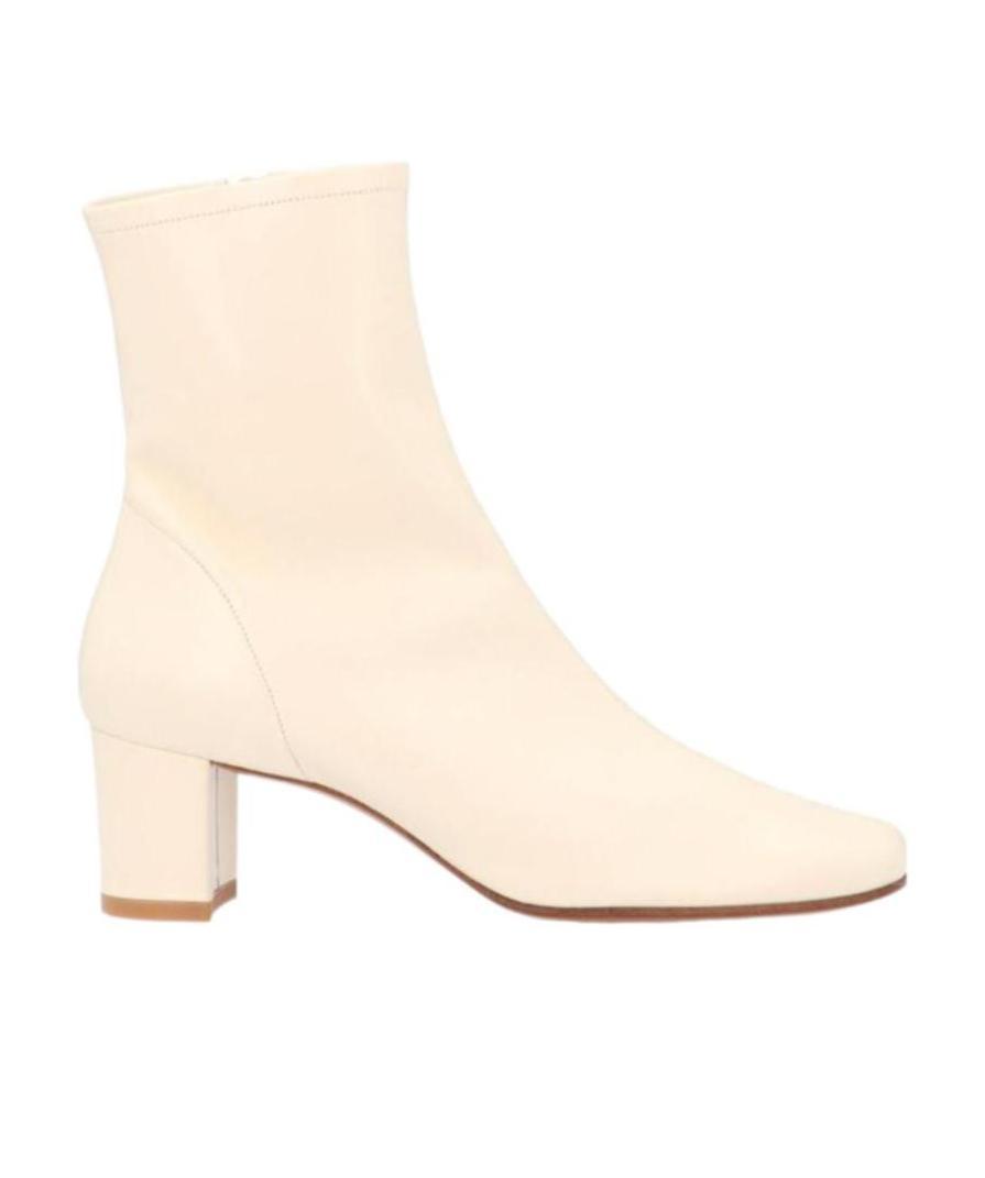 Shop By Far High Heel And Ankle Boots In Nude