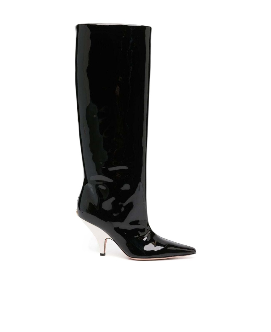 Bally Pointed Boots In Black