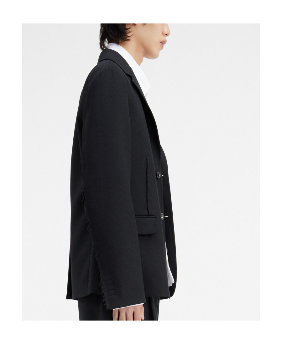 Jacquemus Single-breasted Virgin-wool Blazer In Black