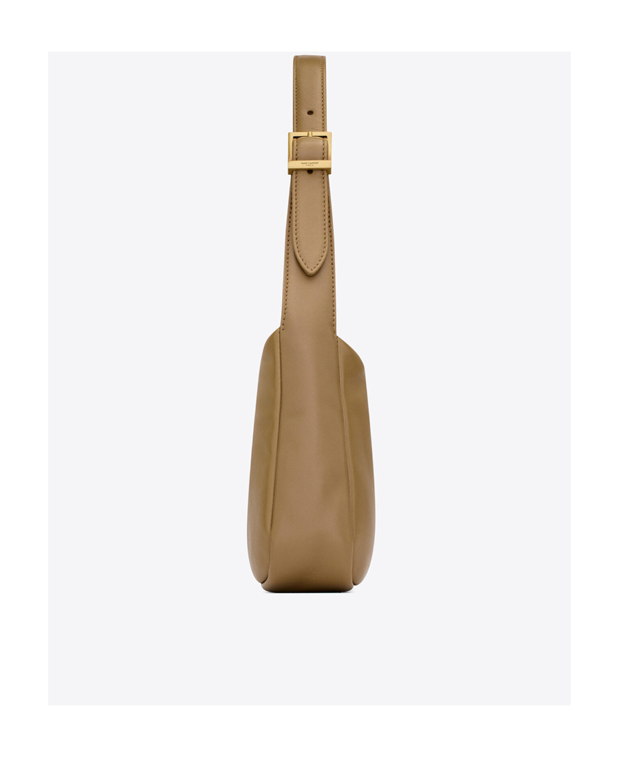 Saint Laurent Le 5 A 7 Ysl Shoulder Bag In Smooth Leather In Brown