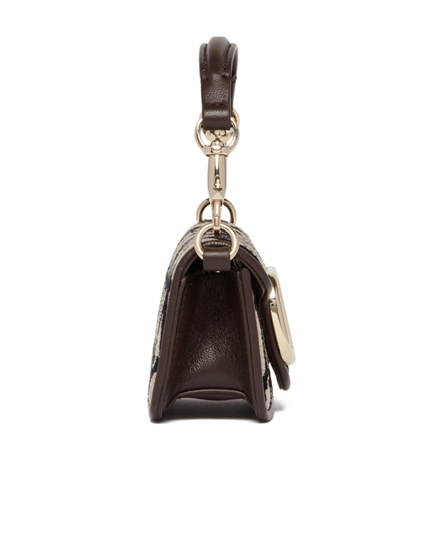 Valentino Micro Loco Shoulder Bag In Nude