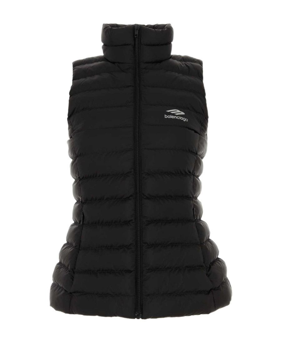 BALENCIAGA LOGO-PRINT GILET