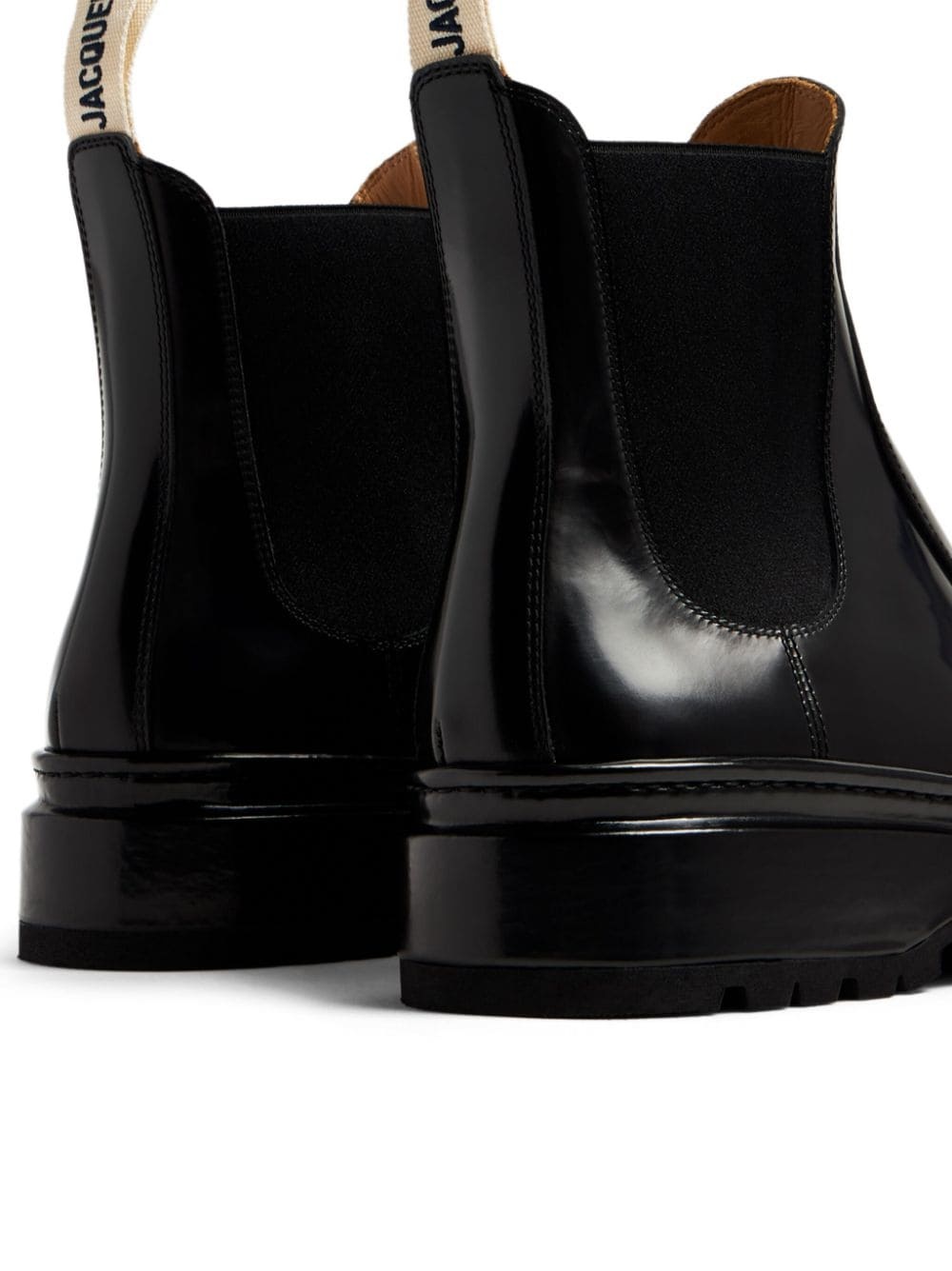 Jacquemus Pavane Chelsea Boots In Black