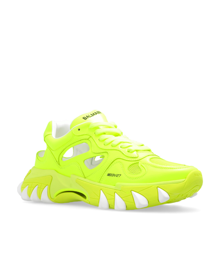 Balmain Yellow B-east Sneakers In Yellow