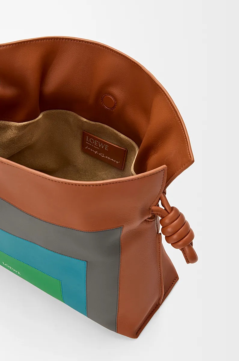 Loewe X Albers Flamenco Medium Clutch Bag In Nappa Leather