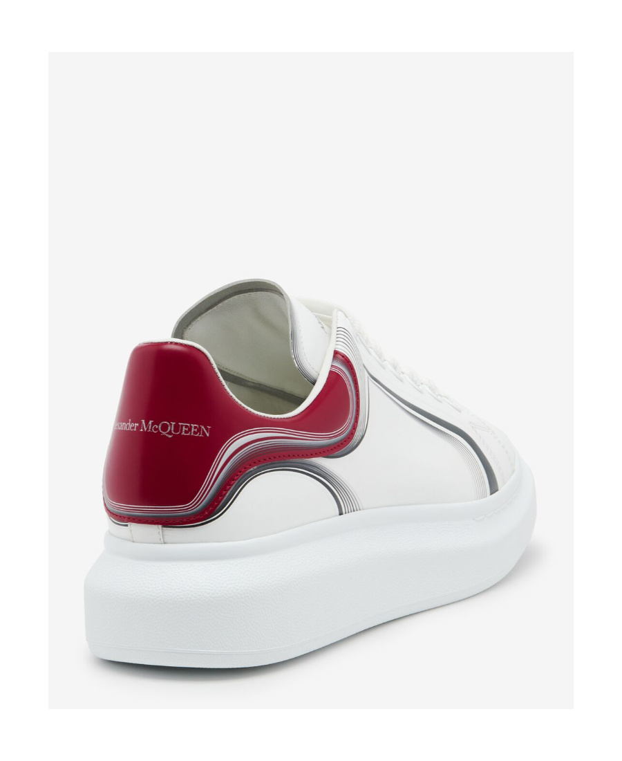 Alexander Mcqueen Leather Oversized Sneakers In White