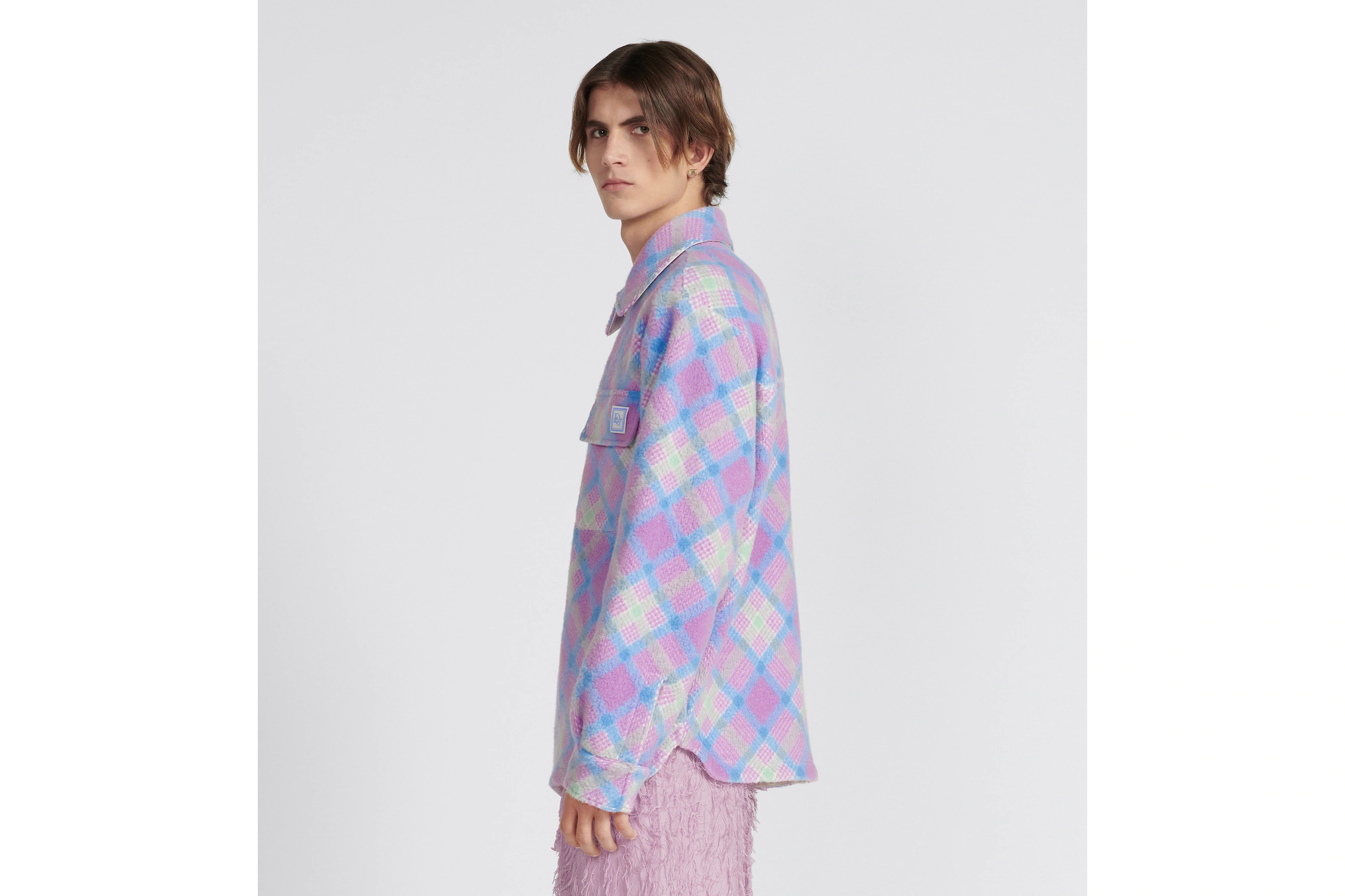 Dior Long-sleeved Sweater In Multicolor
