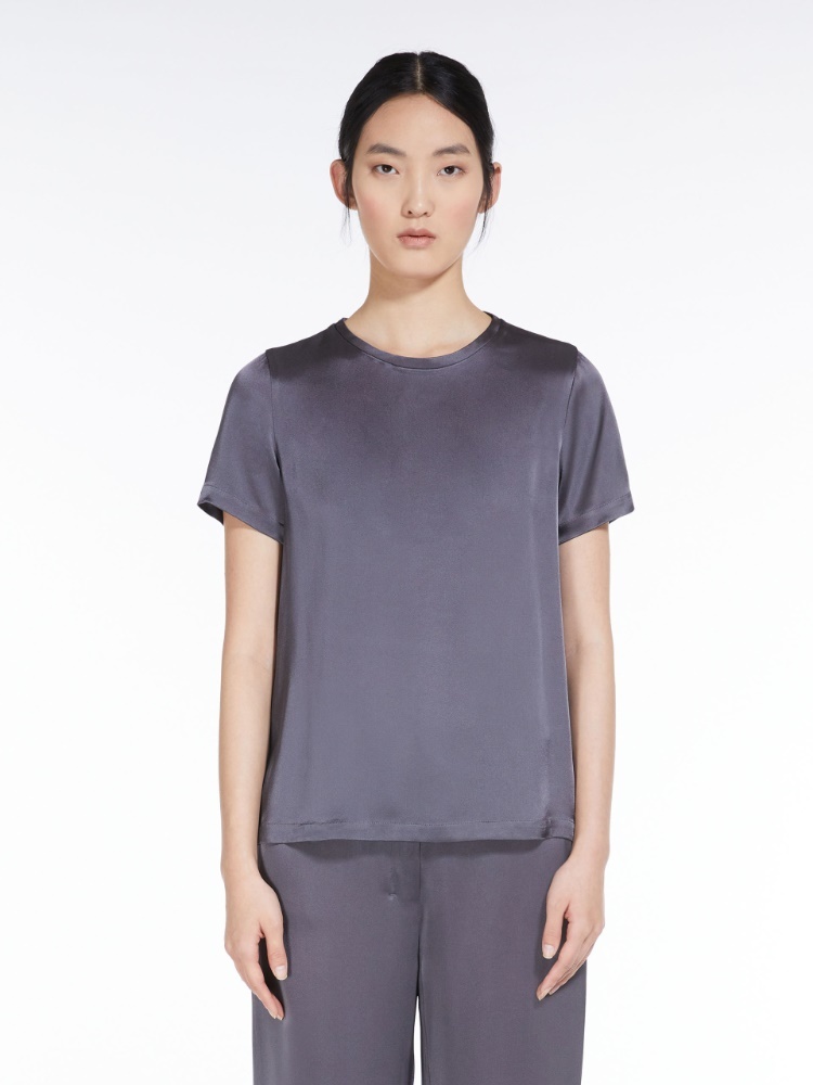 Max Mara Rebecca T-shirt In Purple