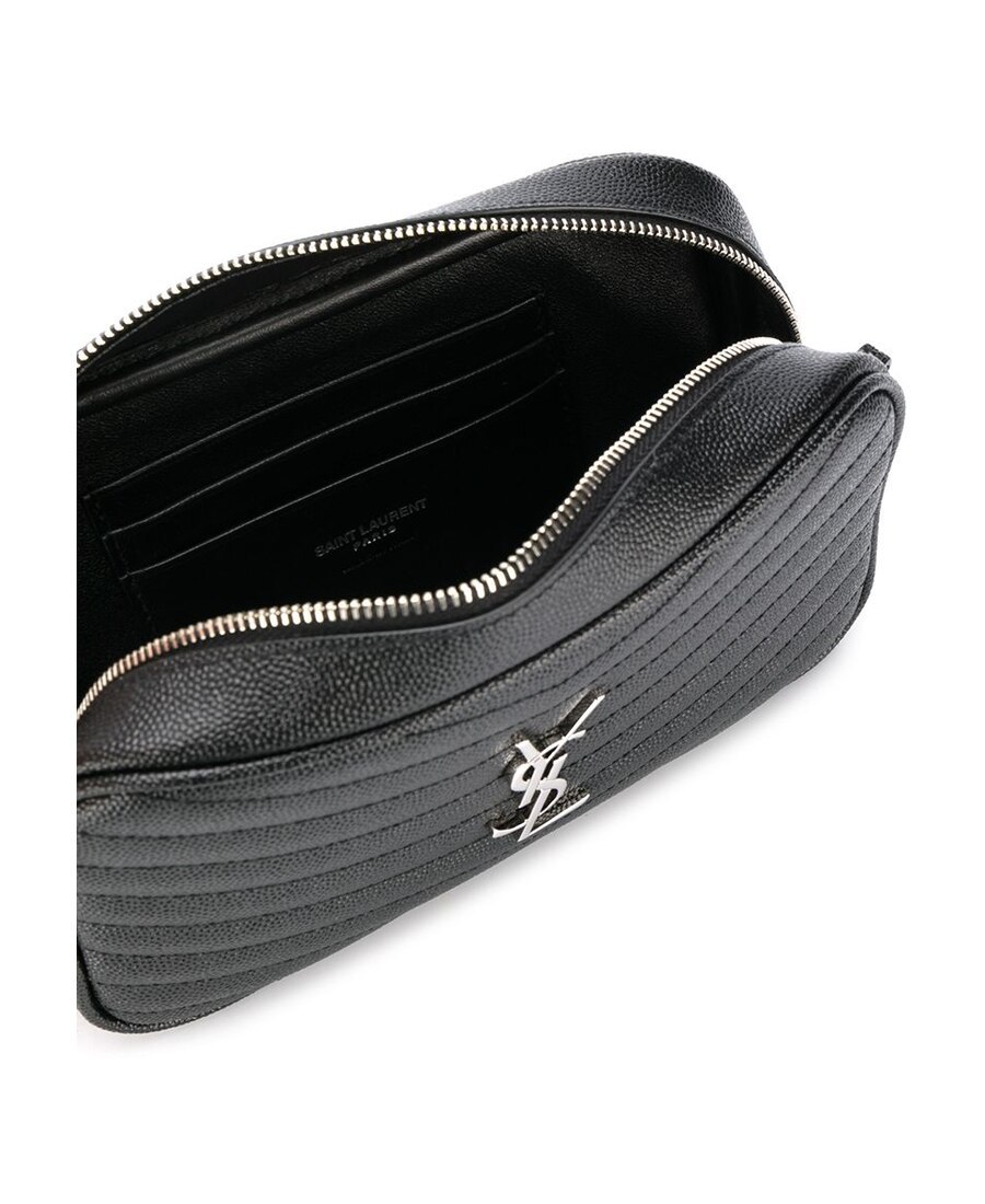 Saint Laurent Mini Lou Bag In Black