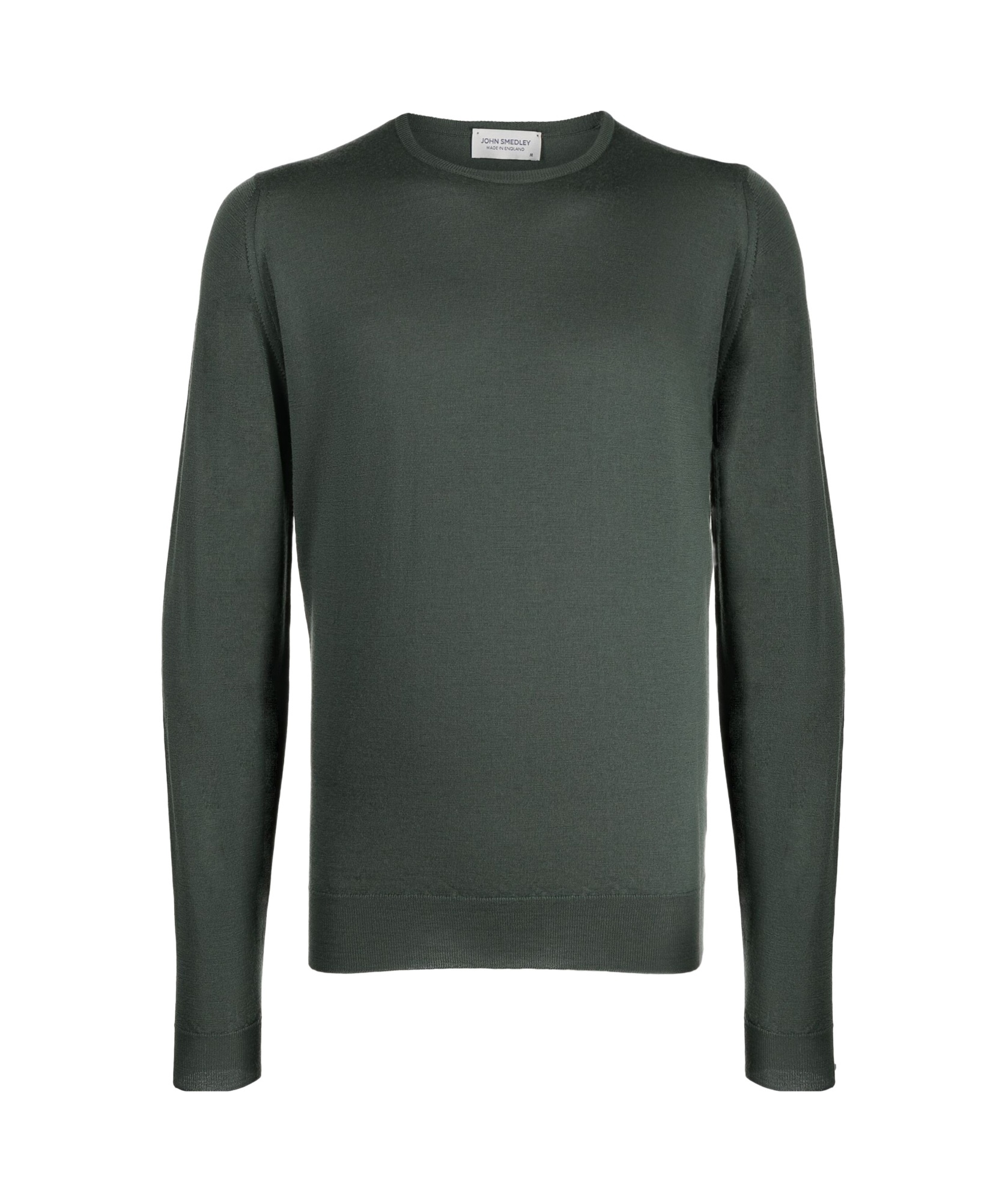 John Smedley Crew Neck Jersey Knit Sweater In Black