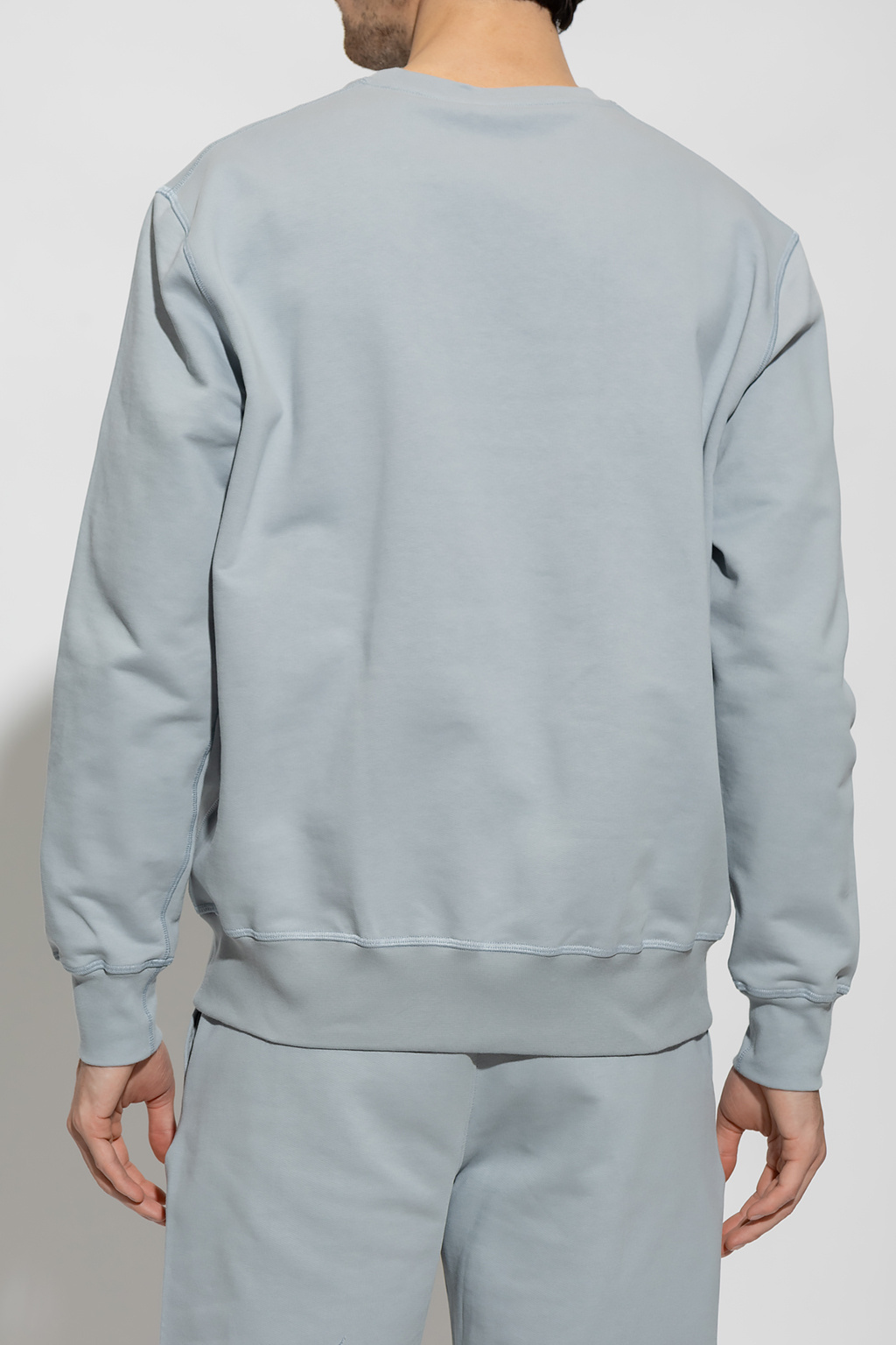 Alexander Mcqueen Graffiti Logo-print Sweatshirt In Gray