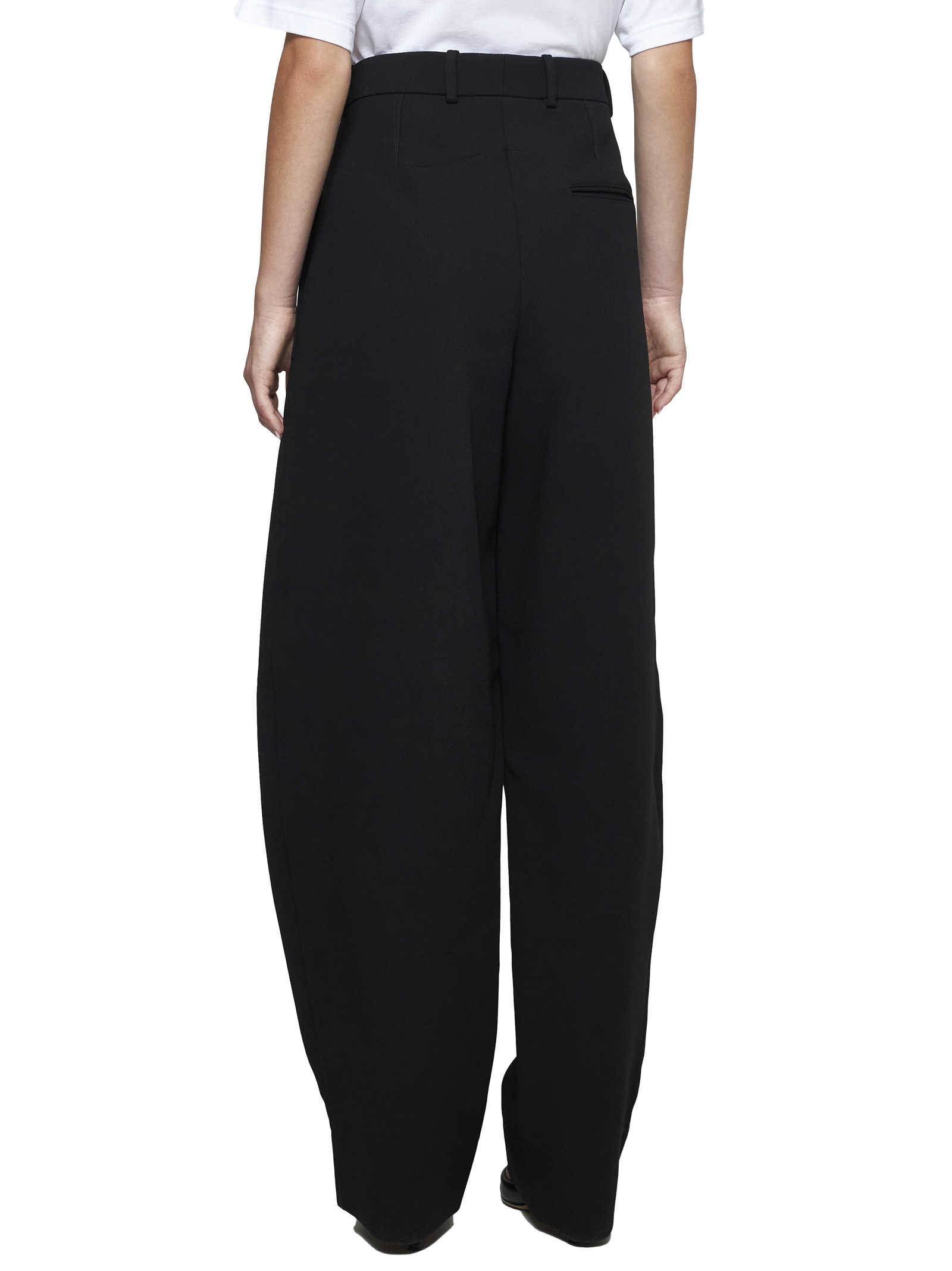Wardrobe.nyc Wide-leg Dart-detail Trousers