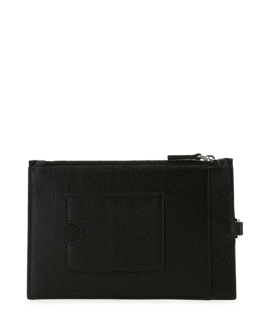 Balenciaga Logo-print Wallet In Black