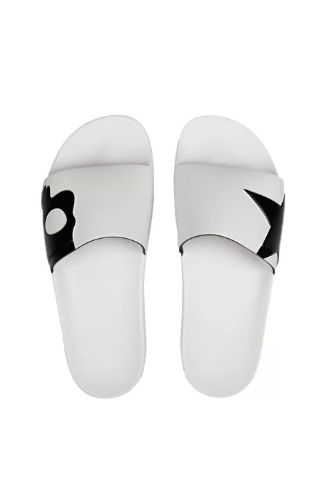 Hydrogen Flat-bottomed Open-toed Sandals In White