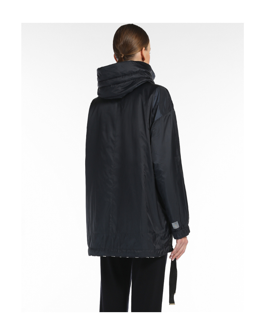 Max Mara Double-sided Casual Jacket In Black