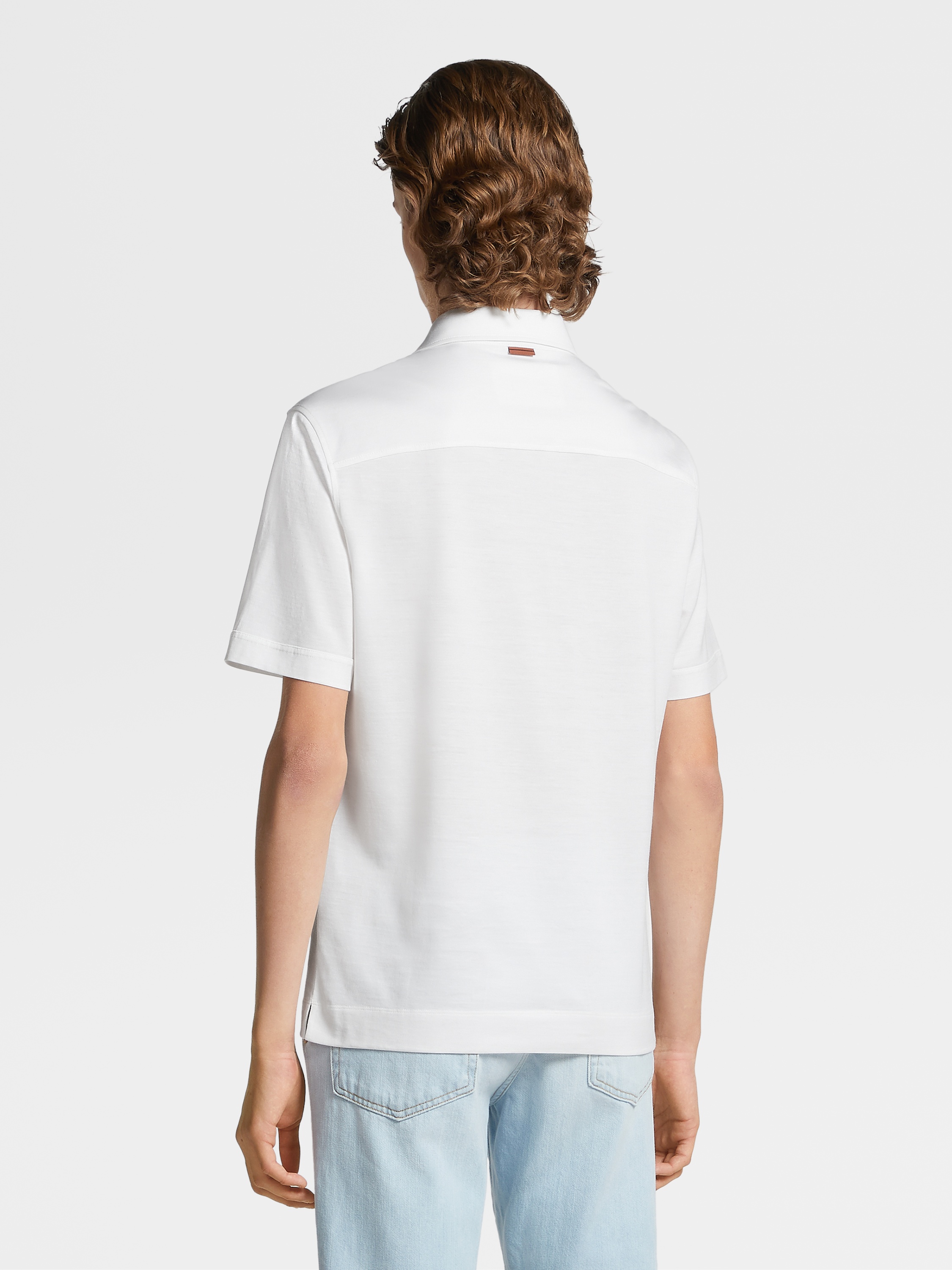 Shop Zegna Short-sleeves Polo Shirt