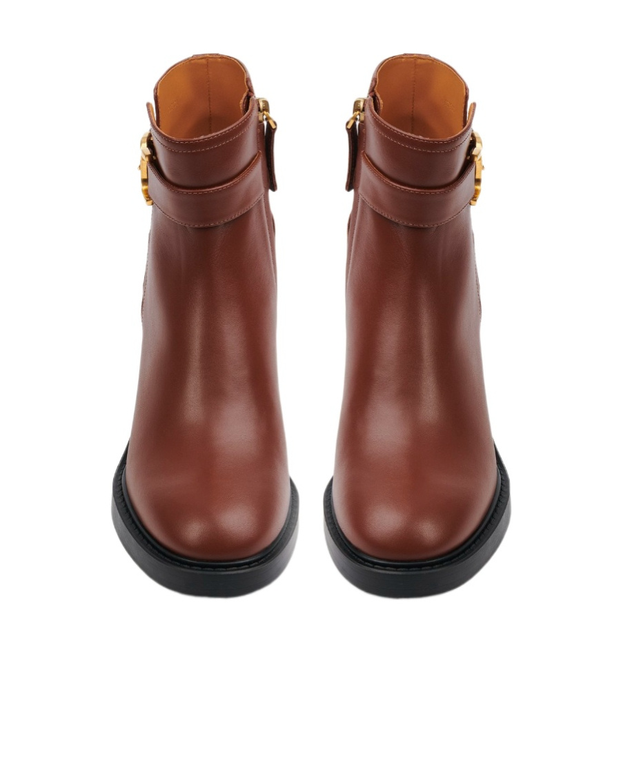 Chloé Chloe Marcie Ankle Boots Tan In Brown