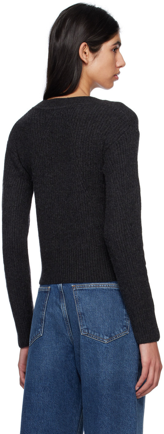 Rag & Bone Long-sleeved Sweater In Black