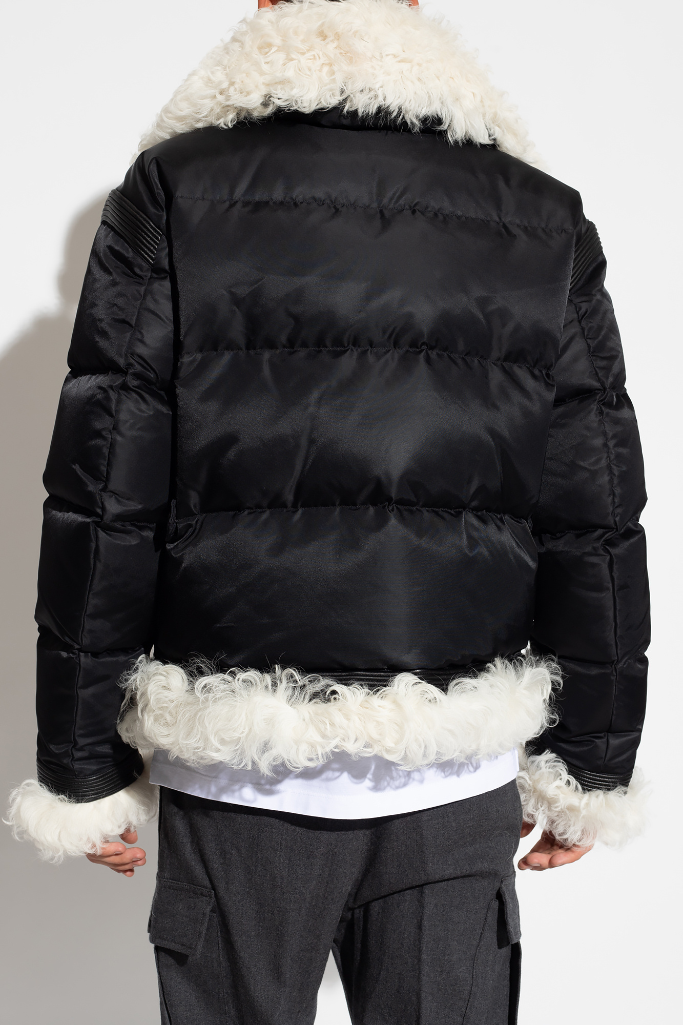 Dsquared2 Logo-plaque Padded Down Jacket In Black