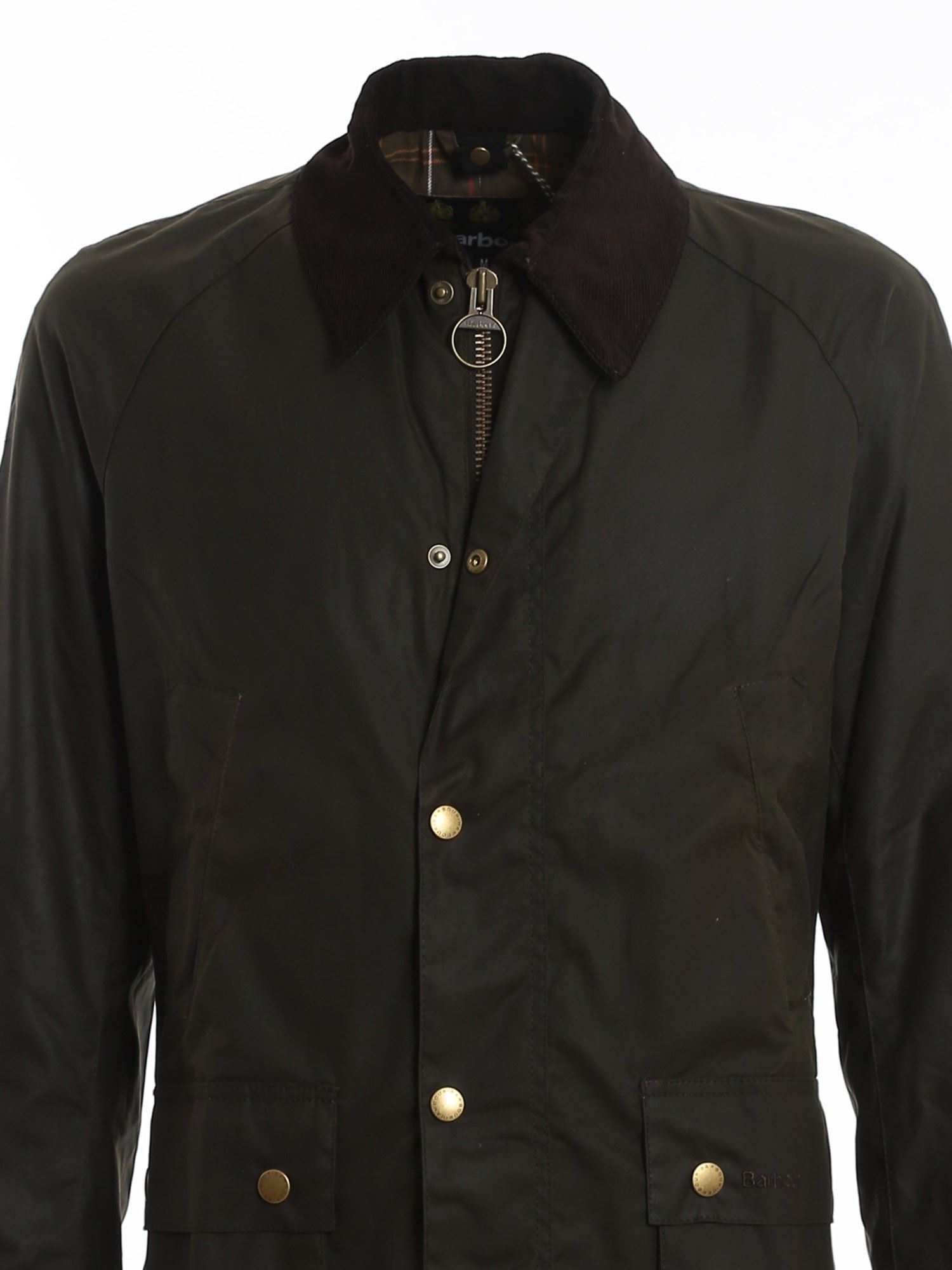 BARBOUR COTTON PRESS-STUD JACKET