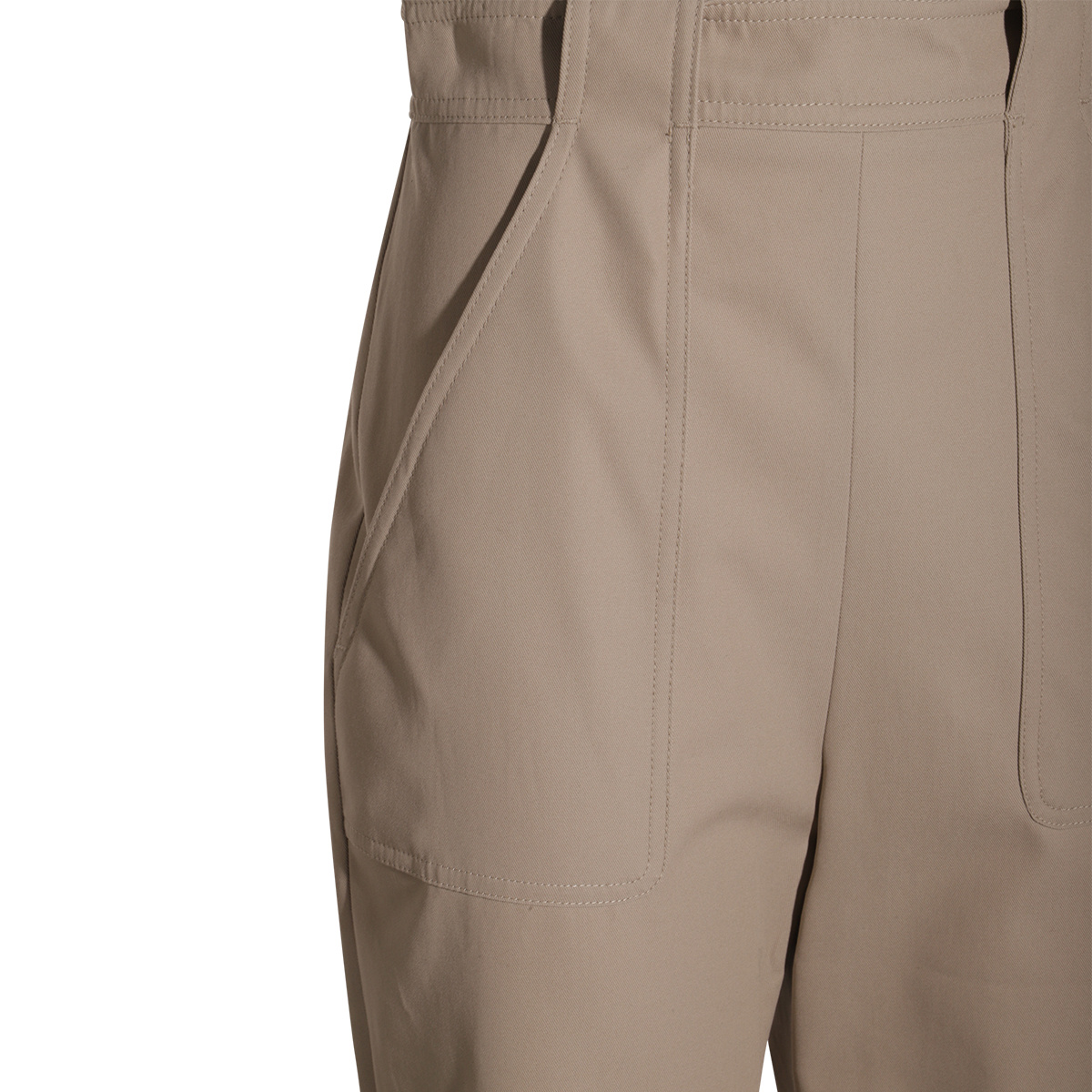 Max Mara Belt-loop Casual Pants In Nude