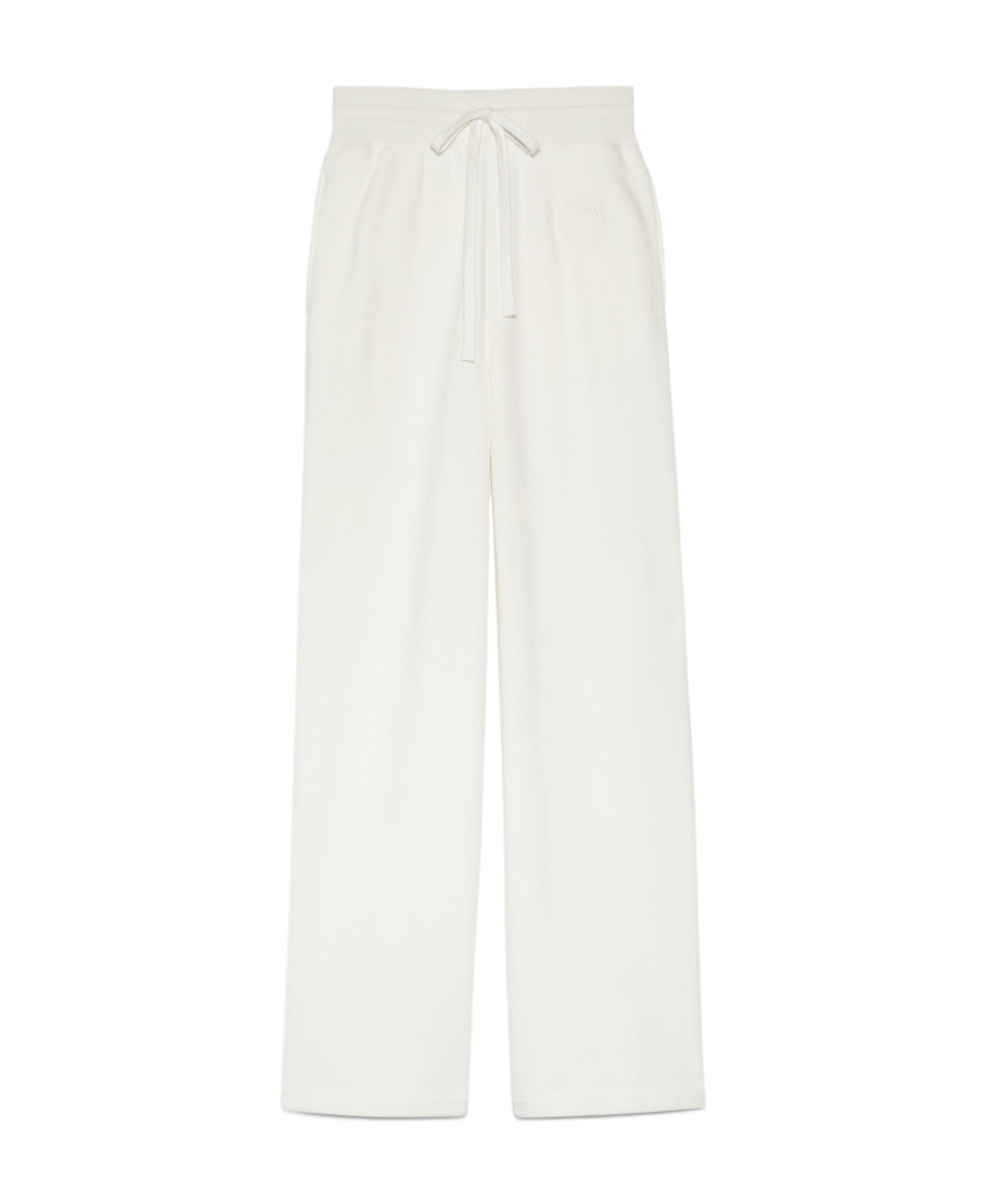Gucci Interlocking G Sweatpants In White