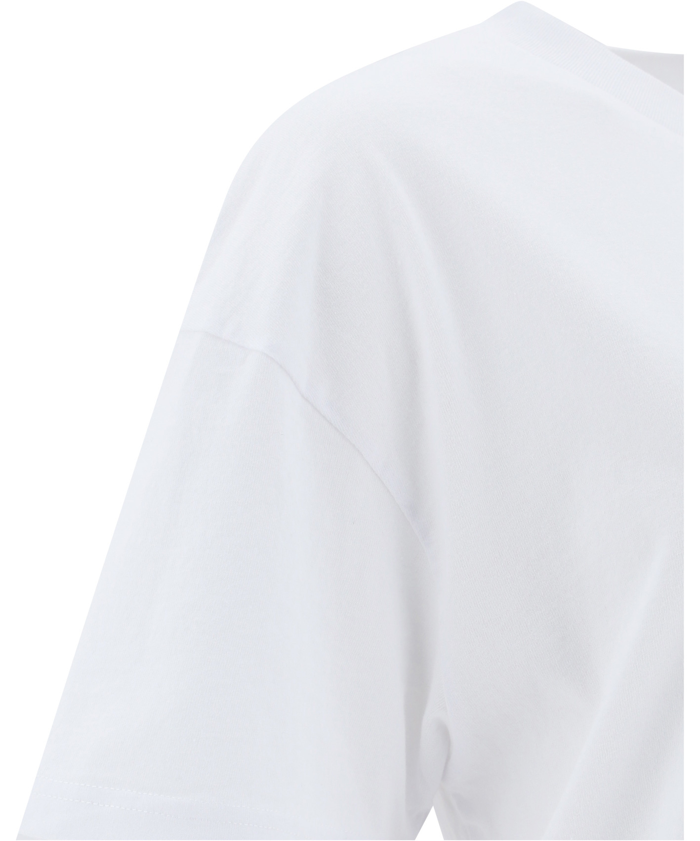 Palm Angels Pxp Patch Detail T-shirt In White