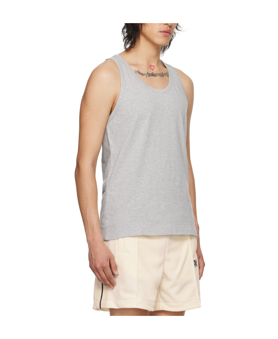Palm Angels Essential Simple Vest In White