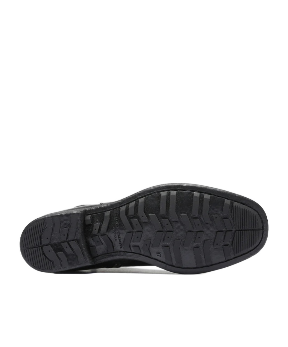Officine Creative Penny Leather Loafers In Black