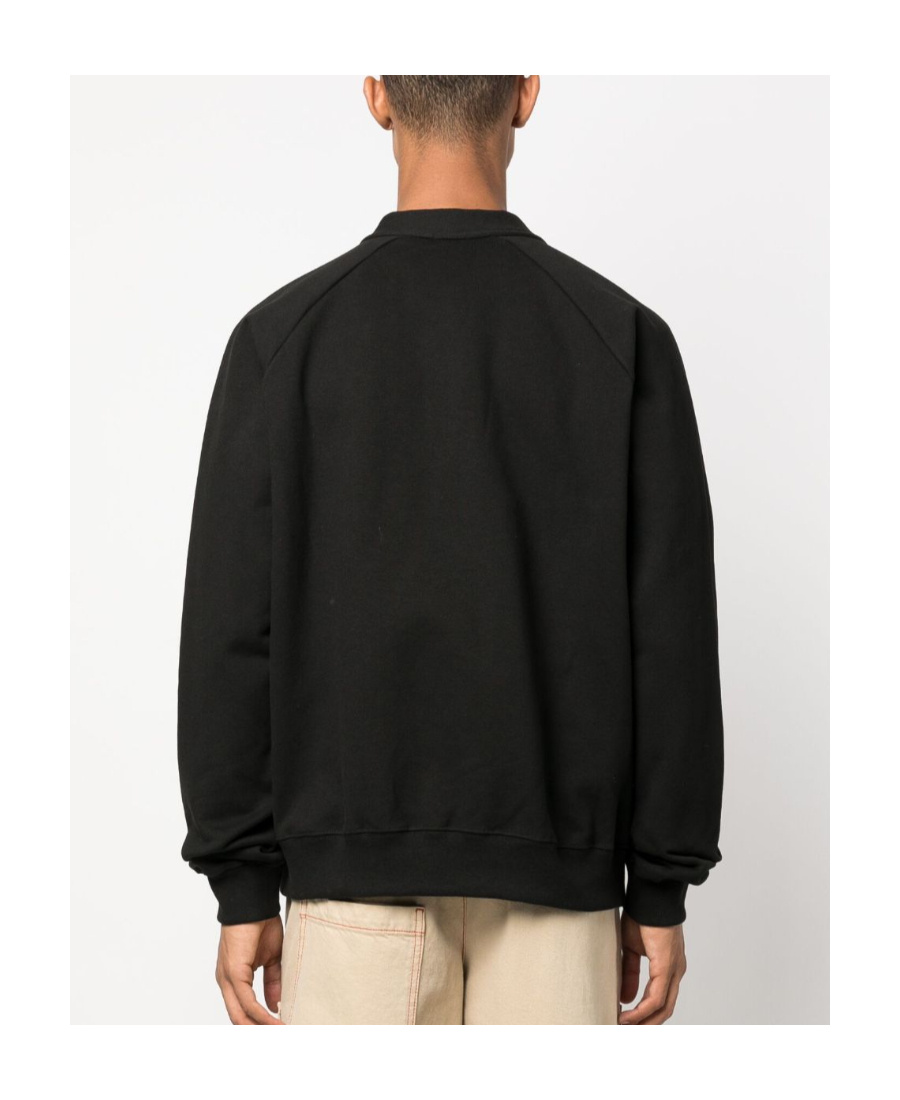 Kenzo Tiger Academy Brushed Cotton Cardigan In Black