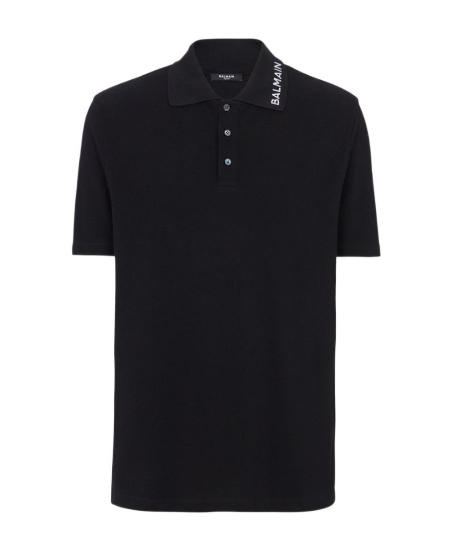 BALMAIN BALMAIN EMBROIDERED POLO SHIRT