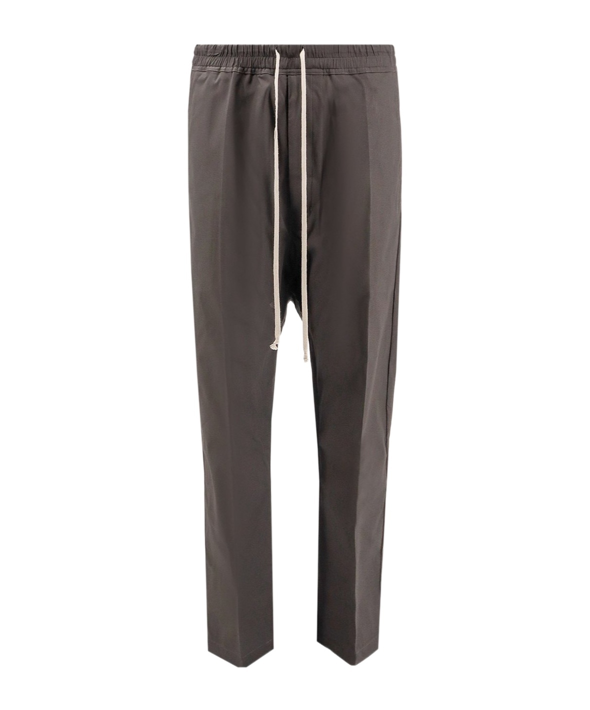 Rick Owens Bela Dropped Crotch Drawstring Trousers In Black