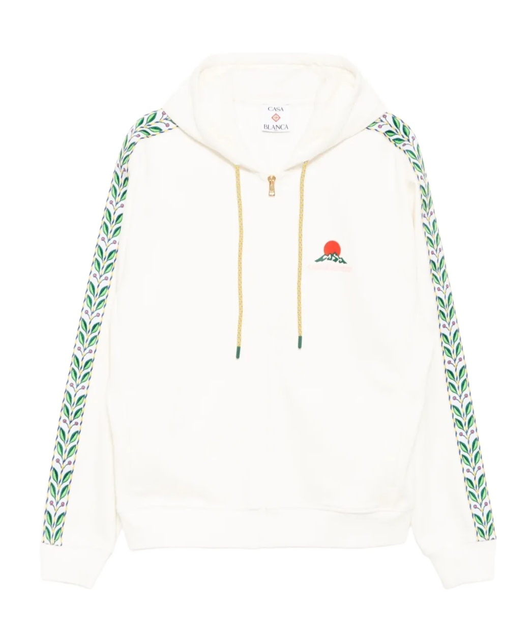 Casablanca Long Sleeve Sweatshirt In White