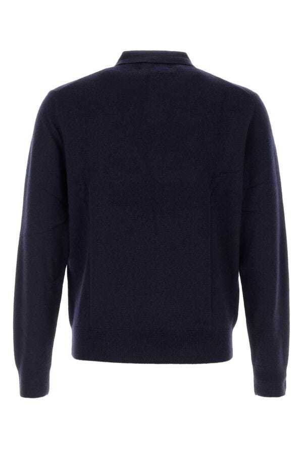Polo Ralph Lauren Classic Polo Collar Long Sleeve Pullover In Blue