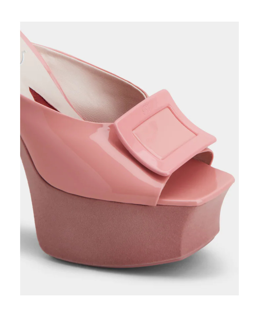 Roger Vivier Buckle High-heeled Sandals In Pink