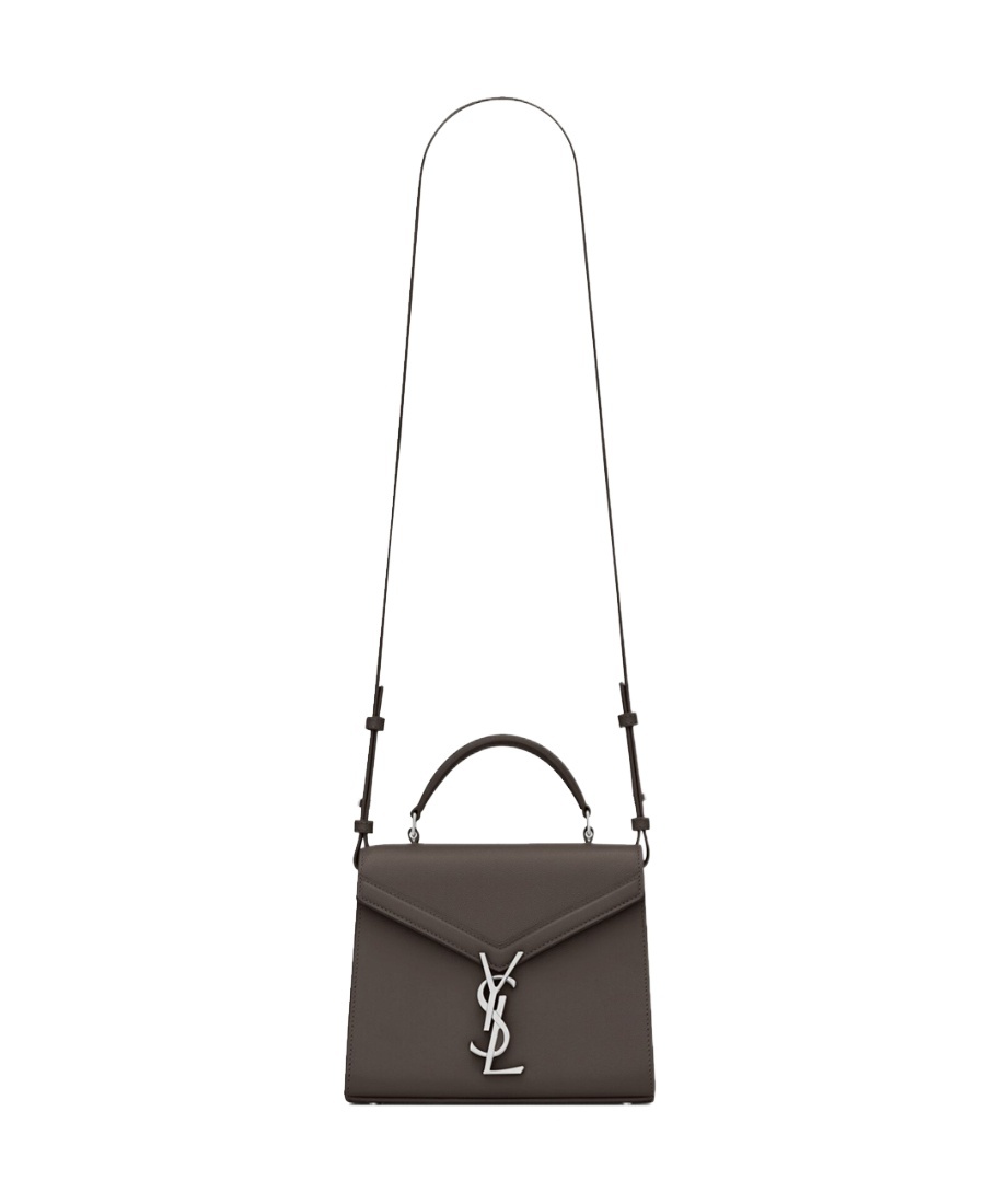 Saint Laurent Cassandra Mini Shoulder Bag In Black