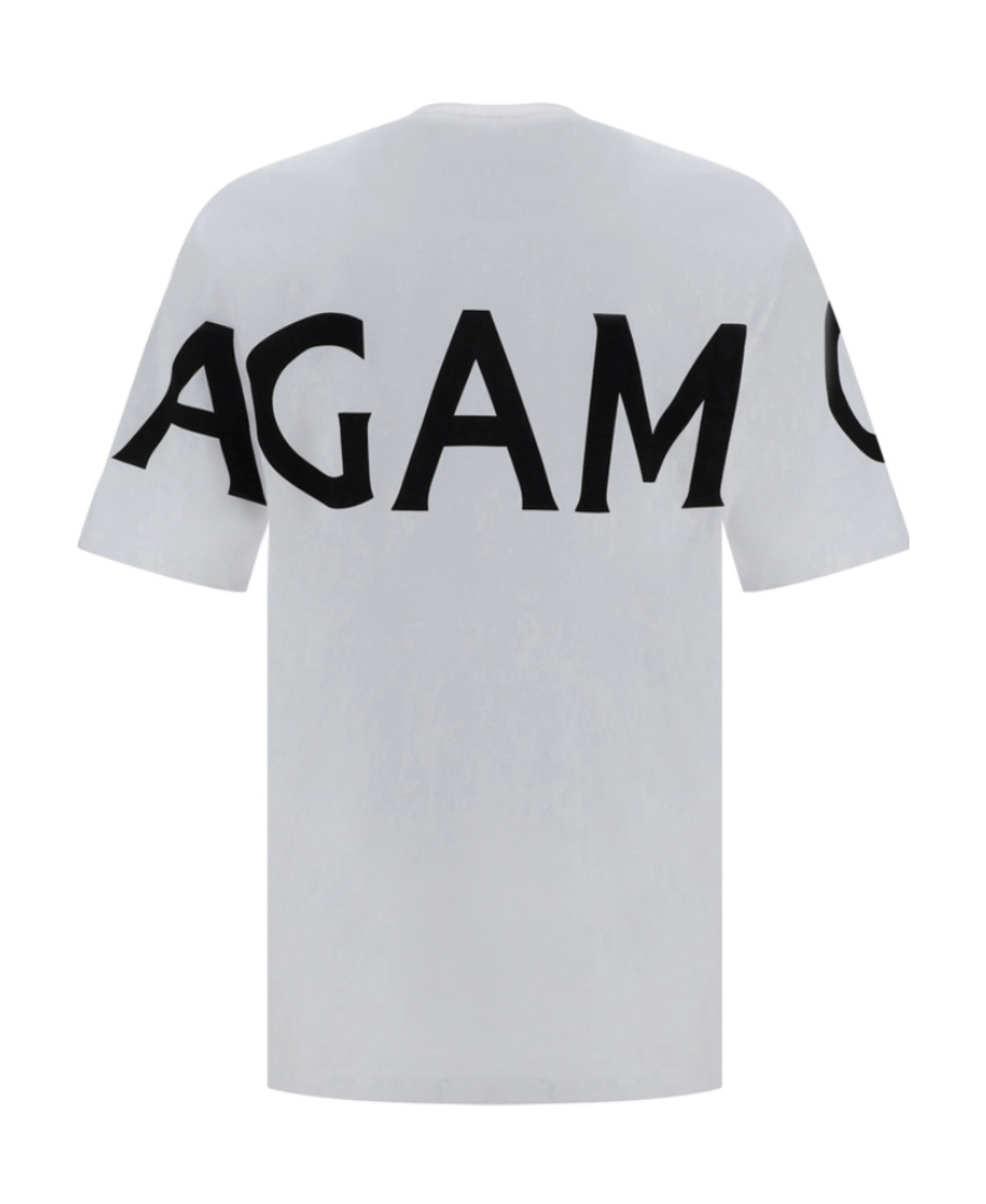 Ferragamo White Oversize Cotton T-shirt In White