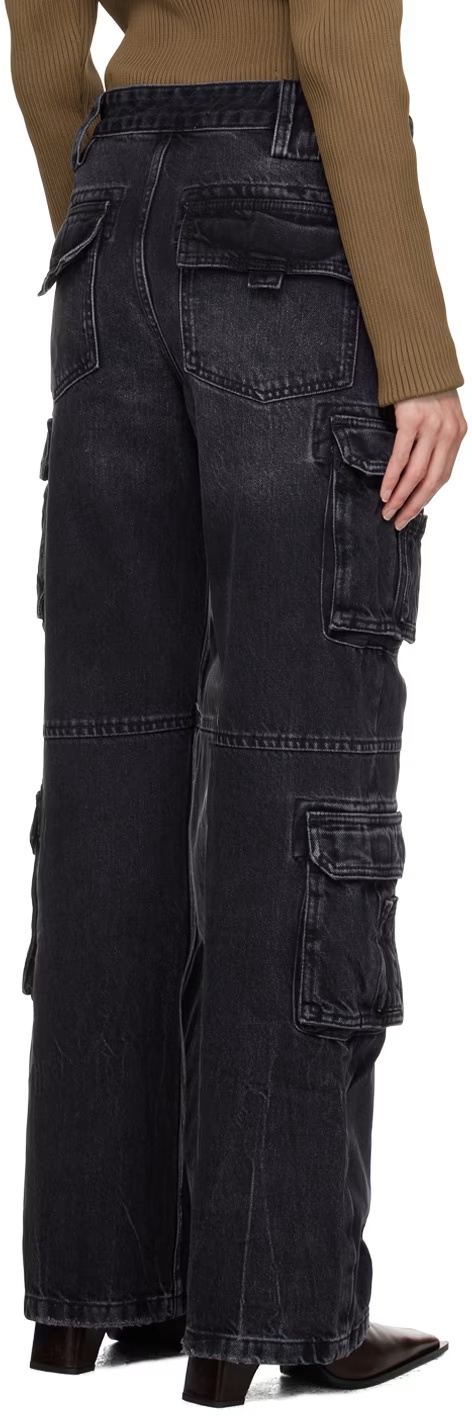 Misbhv Harness Strap Cargo Trouser In Black