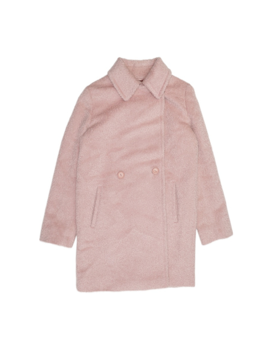 Max Mara Long-sleeved Coat In Nude