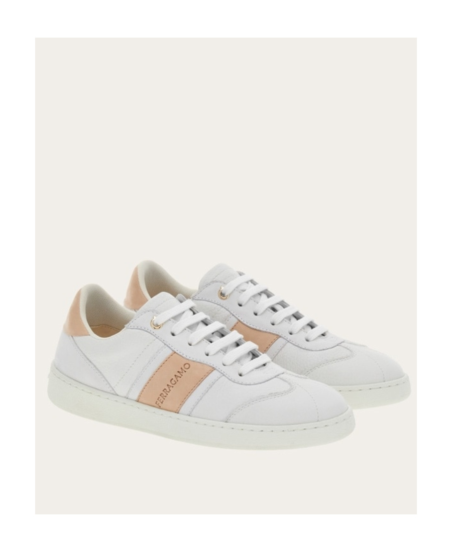 Ferragamo Sneakers In White