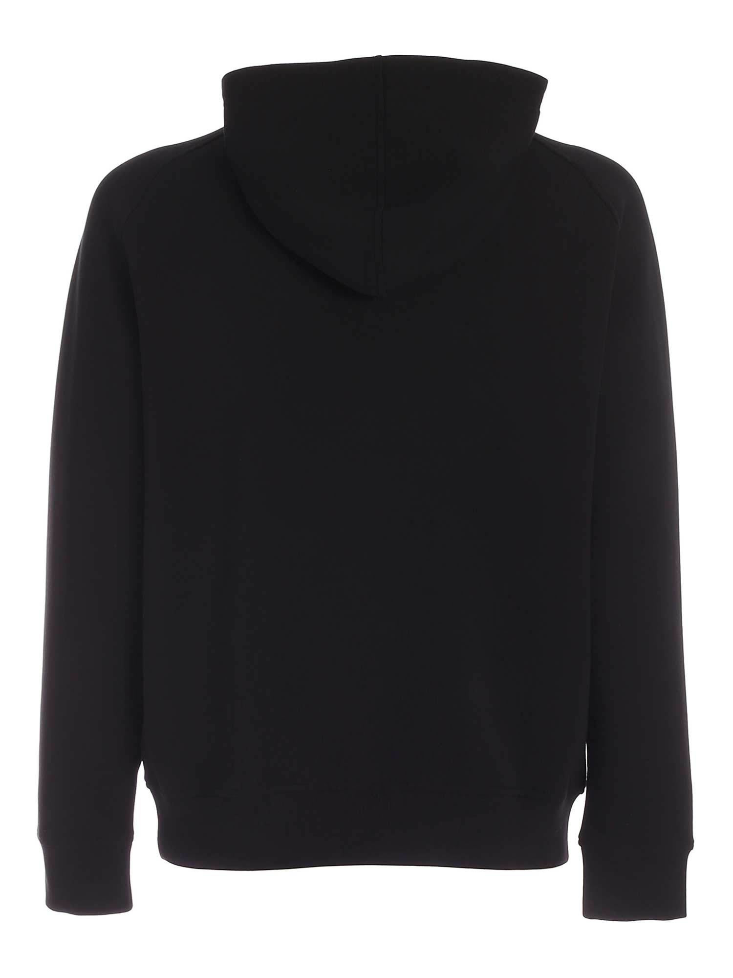 Emporio Armani Hoodie In Black
