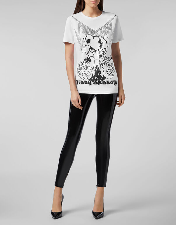 Philipp Plein Logo Details T-shirt In White
