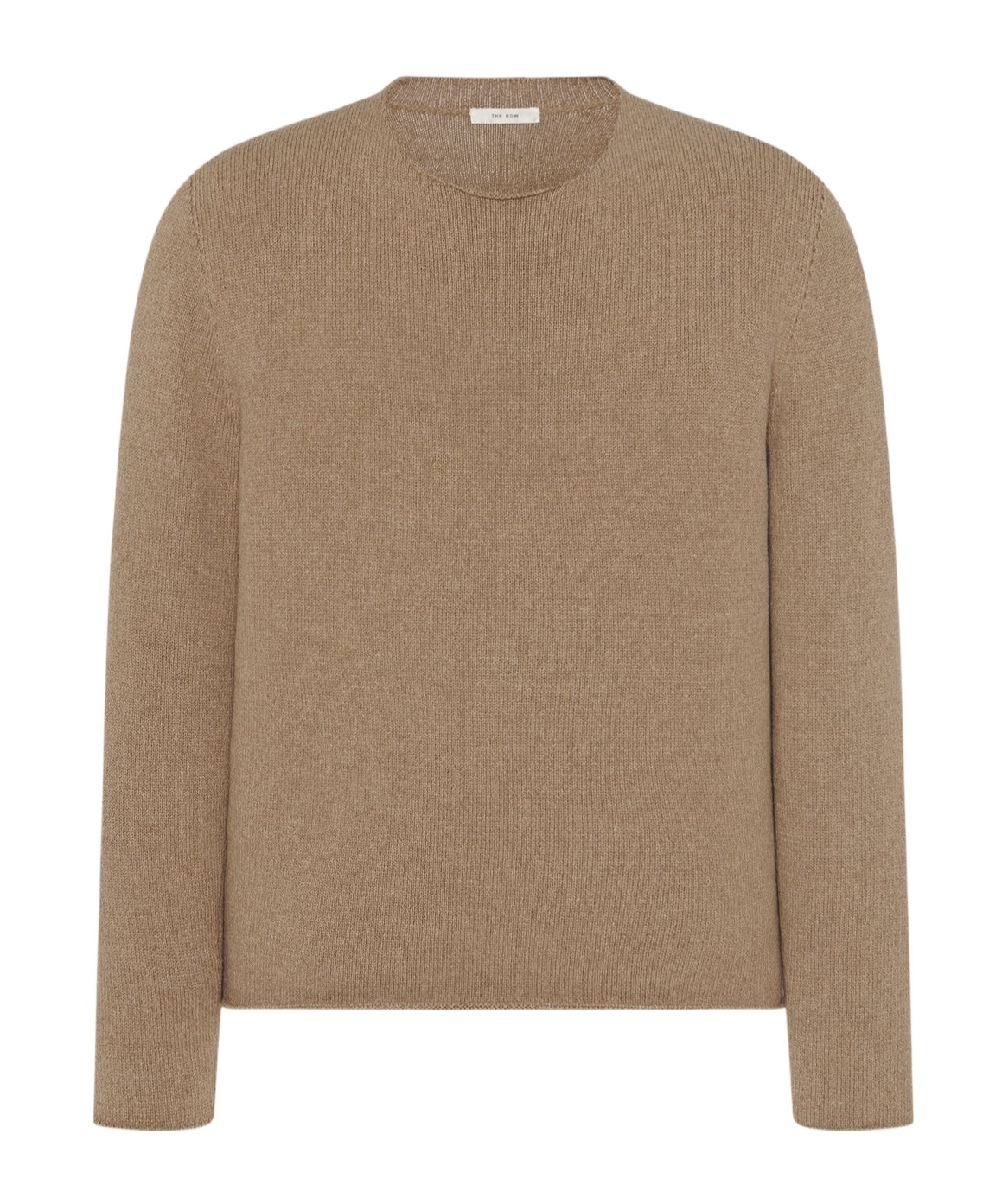 The Row Long-sleeved Wool Sweater In Beige Mixed Colors