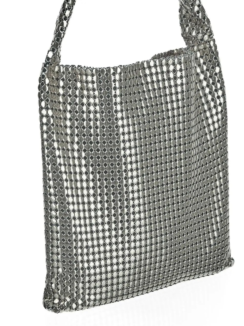 Rabanne Pixel Tote Bag In Black