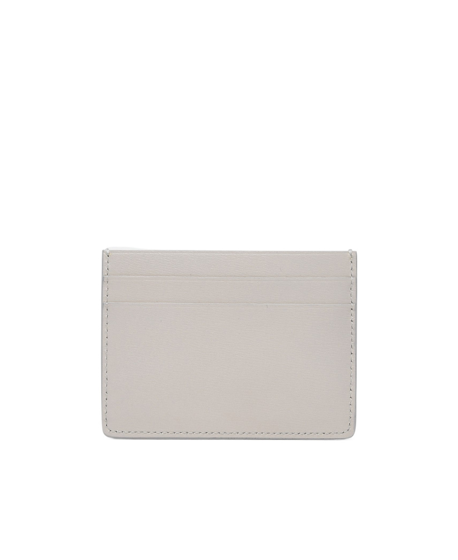 Jil Sander Logo Embossed Cardholder In Gray