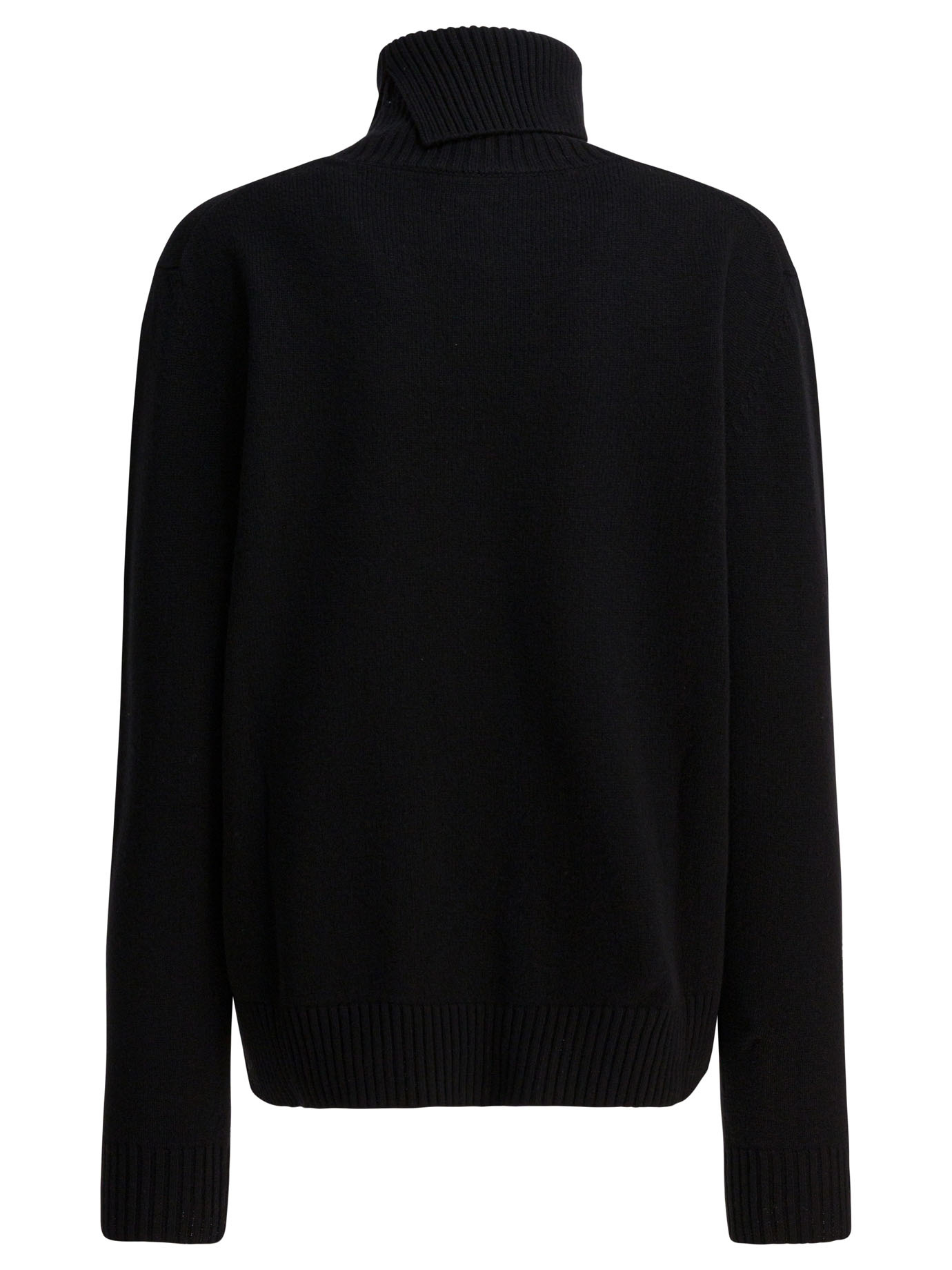 Givenchy Paris 1952 Turtleneck Knit Sweater In Black