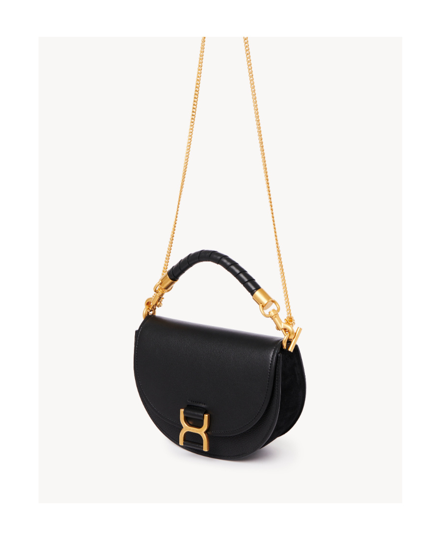 Chloé Leather Top Handle Bag In Black