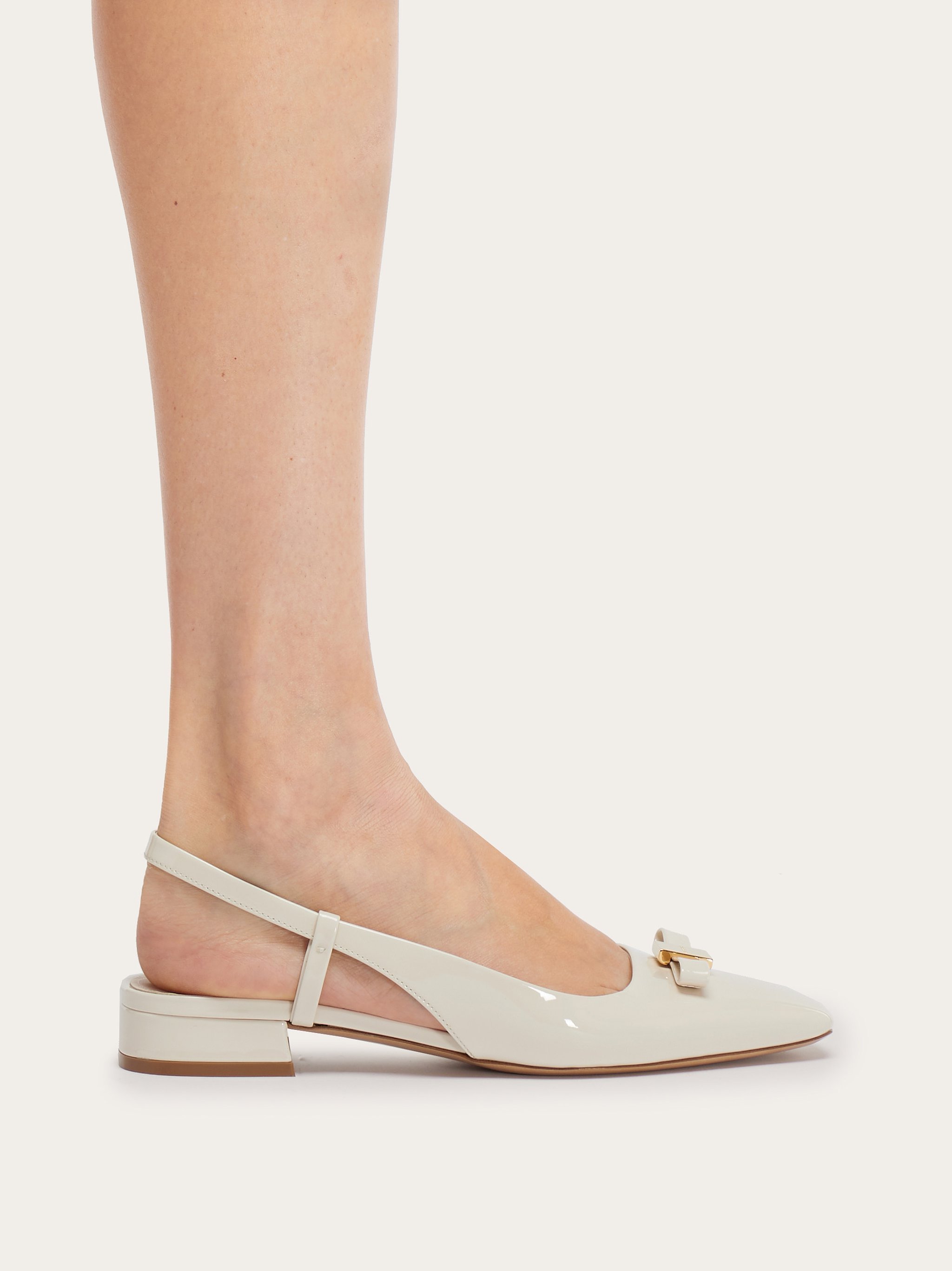 FERRAGAMO MINI BOW HEEL SHOES
